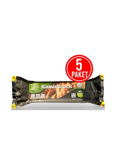 Kaminblock Lüx Şömine Odunu Tekli