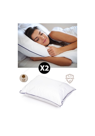 Formeya 2 Adet %100 Pamuk Nanojel Yastık Otel Yastığı 50x70 Cm