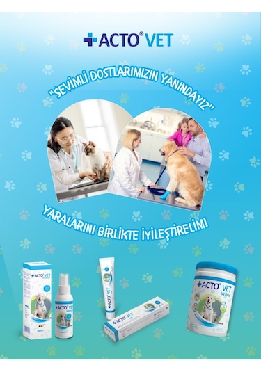 Acto Vet Solution Evcil Hayvanlar İçin Yara Solüsyonu 250 Ml
