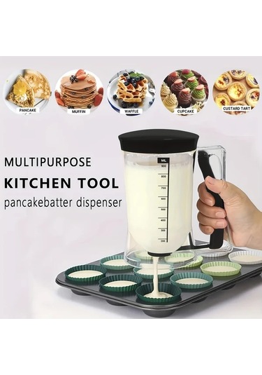 Elmpaly Transparent Kırmızı Katlanır Pankek Waffle Makinesi Fırça li