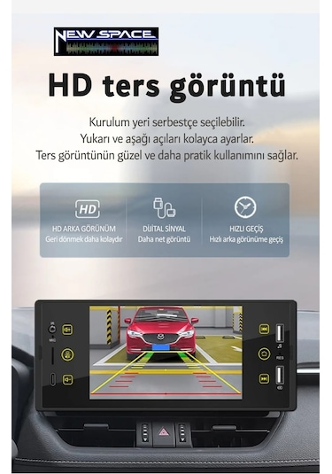 150-mp5 5 İnç İps Ekran-yeni Model-mırror Lınk-usb-aux-bluetooth-