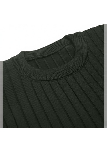 Deepsea Erkek Haki Rahat Kalıp Çizgi Dokulu Triko Kazak Şık & Modern Tasarım 2605432 Haki Deepsea Erkek Haki Rahat Kalıp Çizgi Dokulu Triko Kazak Şık & Modern Tasarım 2605432 Haki