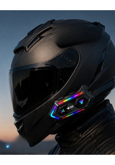 6. Bluetooth 5.3 Kask İçi Intercom Kulaklık Ipx6 Suya Dayanıklı Tasarım