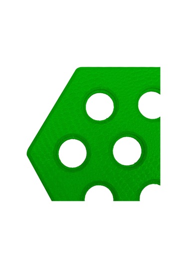 Suntek 15 Adet Altıgen Sörf Tahtası Çekiş Pedleri Yeşil