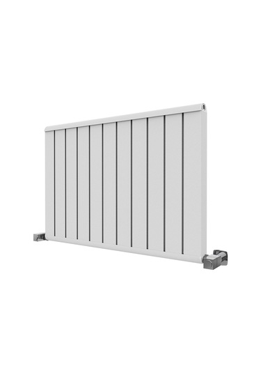 600x872mm Armoni Yatay Alüminyum Radyatör Snow White Beyaz