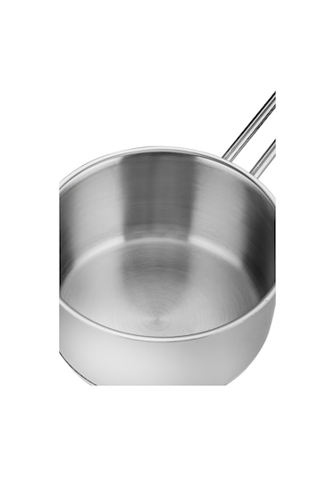 Nehir Silver Çelik 12 Cm Kapaksız Sosluk Tek Kulplu 18/10 Gri