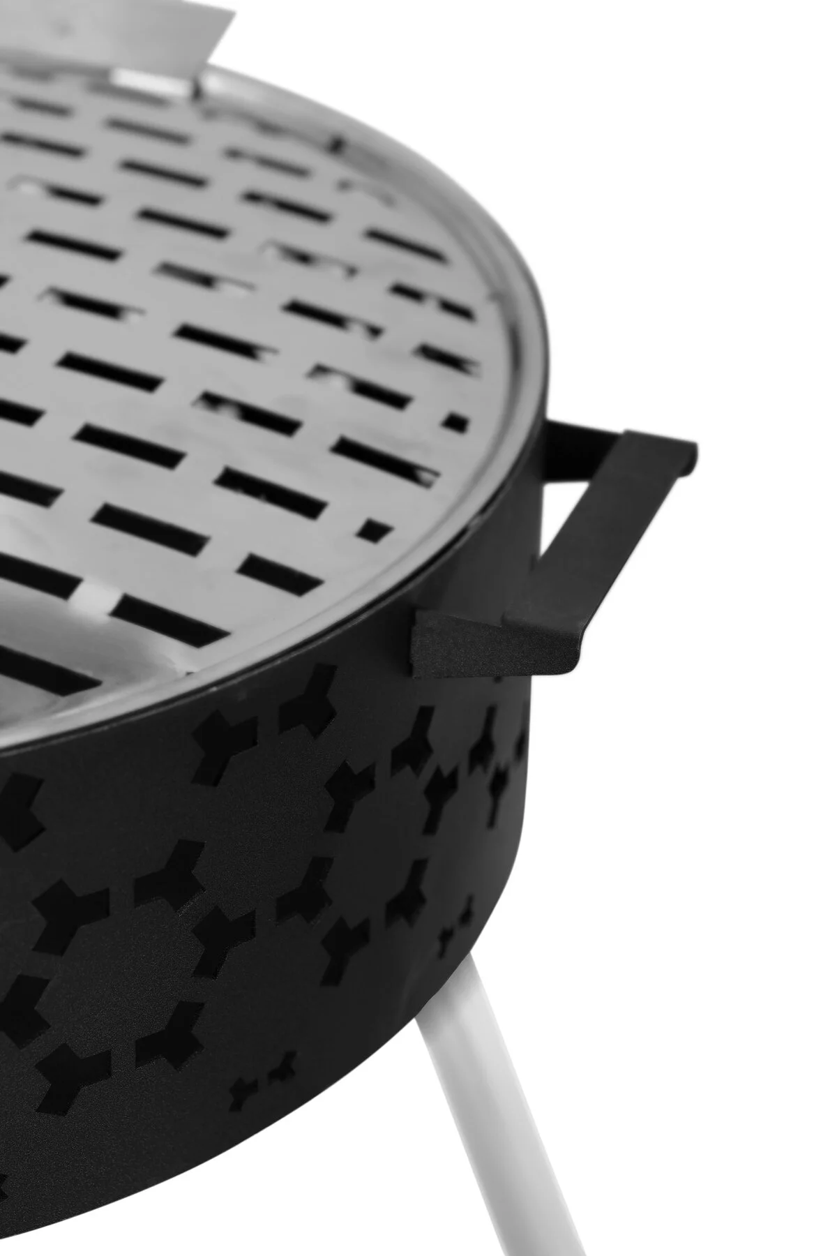 İksa Katlanabilir Mangal Büyük Gri - Siyah