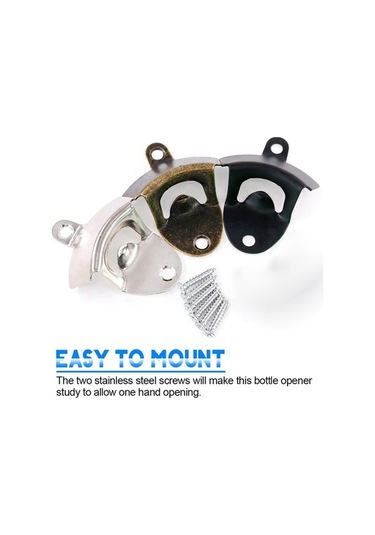 Didadodo 12 Adet Gümüş/ze/Siyah Montaj Vidaları Şişe Açacağı Seti, Soda Açık & Mutfak Barlar İçin Çok Renkli