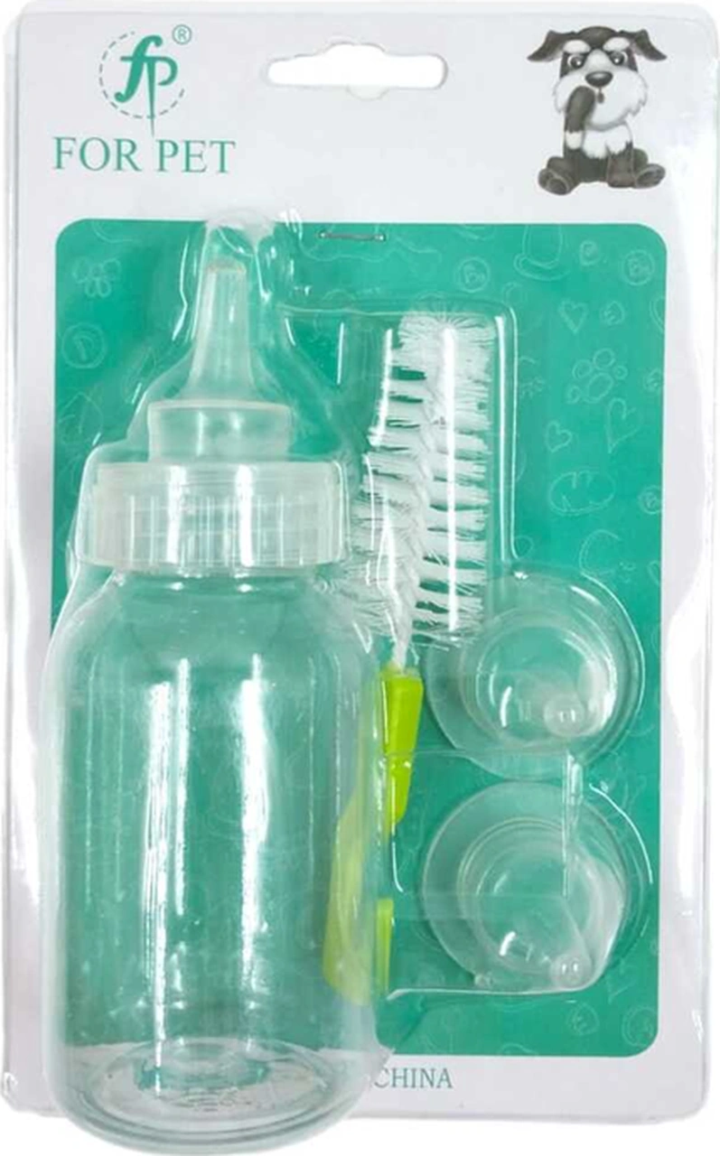 Yavru Kedi Ve Köpekler Için Biberon Seti Temizleme Fırçası + 2 Adet Yedek Başlık Pp746522