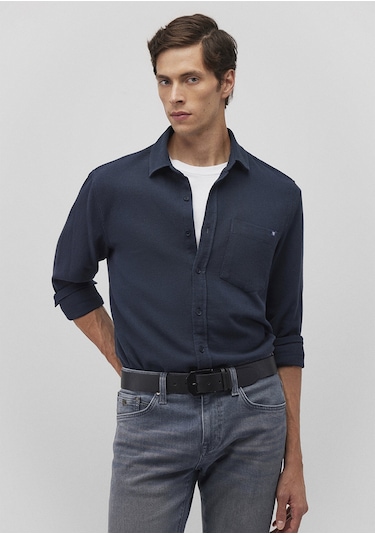 Mavi - Lacivert Gömlek 0211237-81583 Lacivert