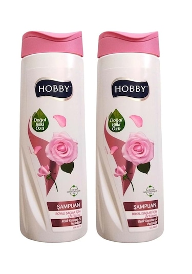 Hobby Şampuan Gül Özlü Boyalı Saç 480 Ml X 2 Adet