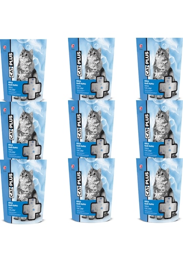 Cat Plus Silika Kristal Kedi Kumu 9 x 3600 ML