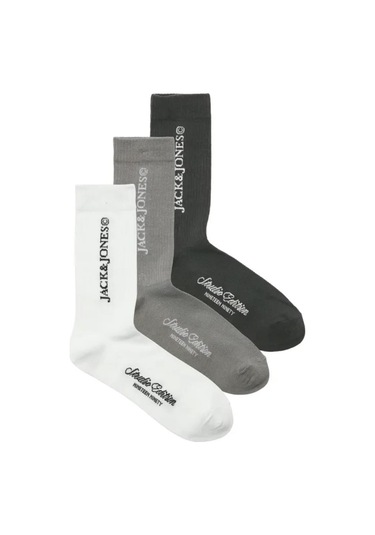 Jacjay Tennıs Socks 3 Pack Siyah