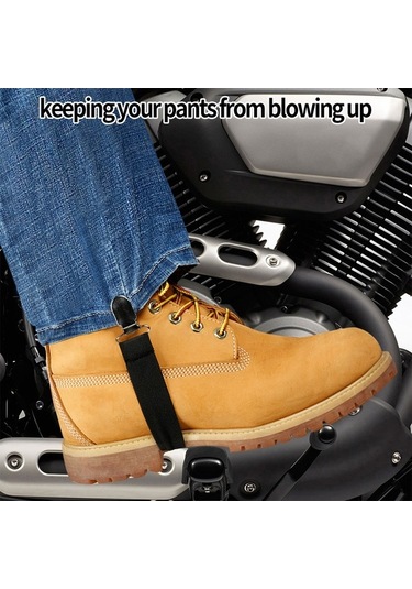 Pazly Ve Suofeng Pantolon Motorsiklet Kelepçesi Kadın İçin Erkek Çorap Bağı, Ayarlanabilir - Oa