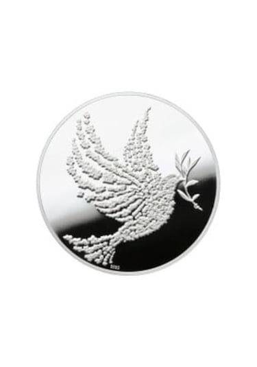 Agakulche Peace Dove 1 Ons Gümüş Sikke Coin