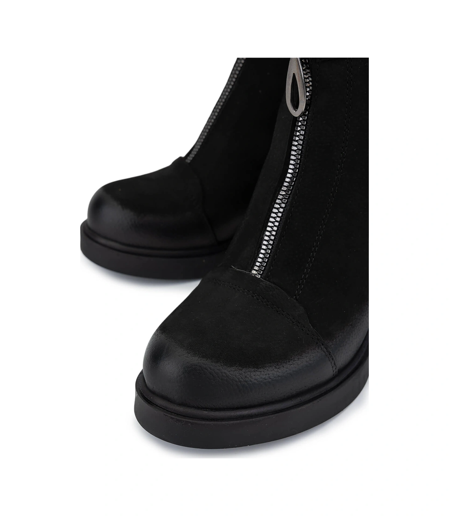 Tamer Tanca Kadın Hakiki Deri Siyah Nubuk Casual Bot 599 30049 Bn Bot Sk25-26 Sıyah Nubuk Siyah 2