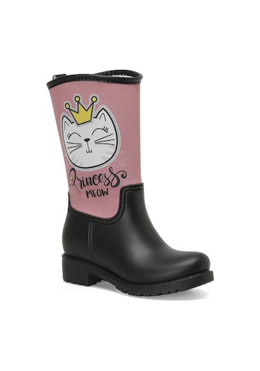 Bınono Elıs F 3pr Siyah Kız Çocuk Yağmur Çizmesi 000000000101487184 Pembe - Siyah