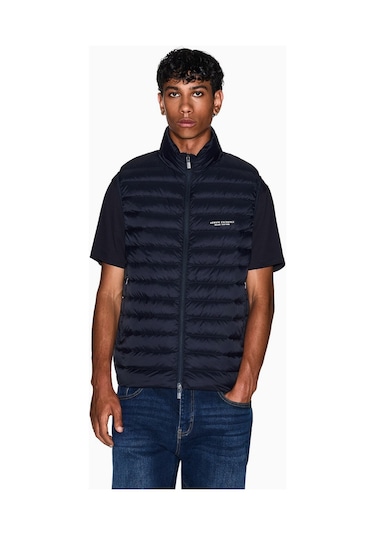 Armani Exchange Xm001576af16927 Erkek Yelek Lacivert