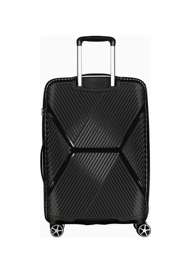 Benetton Orta Boy %100 Polipropilen Valiz Siyah Bnt3000