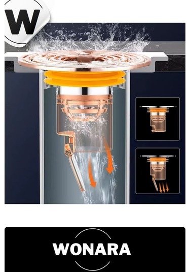 Premium Mutfak Banyo Uyumlu Dn40-dn50 Borular İçin Koku Ve Geri Akış Önleyici Gider Tahliye Aparatı