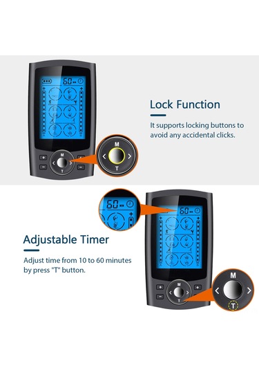 Tenfowee Siyah Usb Şarjlı Tens Masaj Cihazı, 2 Kanal, 24 Mod, 20 Güç Seviyesi, 8 Elektrot Yama, Lcd Ekranlı Ağrı Alatı Siyah Tenfowee Siyah Usb Şarjlı Tens Masaj Cihazı, 2 Kanal, 24 Mod, 20 Güç Seviyesi, 8 Elektrot Yama, Lcd Ekranlı Ağrı Alatı Siyah