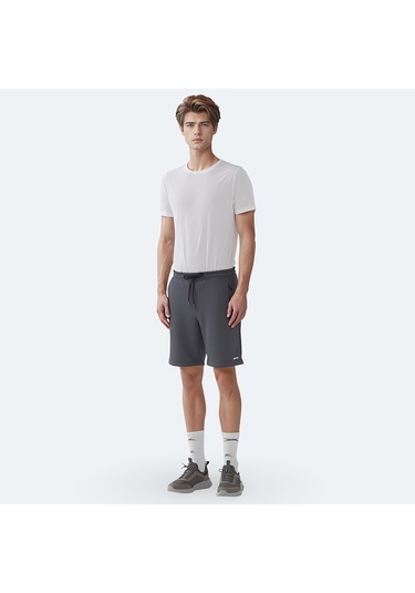 Slazenger VILTE I Erkek Cepli Koyu Gri Şort