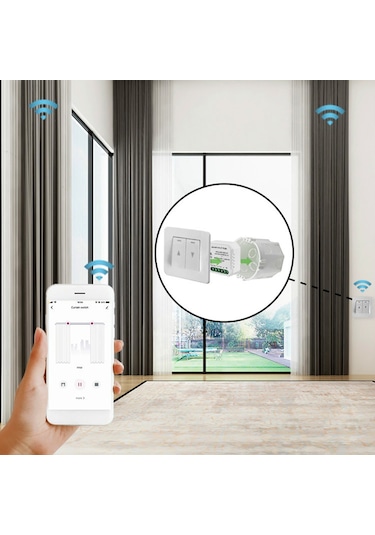 Tuya Wifi Akıllı Perde Anahtar Modülü Ev Perdesi Modifikasyon S6563-4