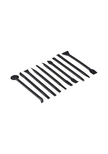 Zhltools Cep Telefonu Tablet 10 Parça Plastik Açma Aparatı Siyah