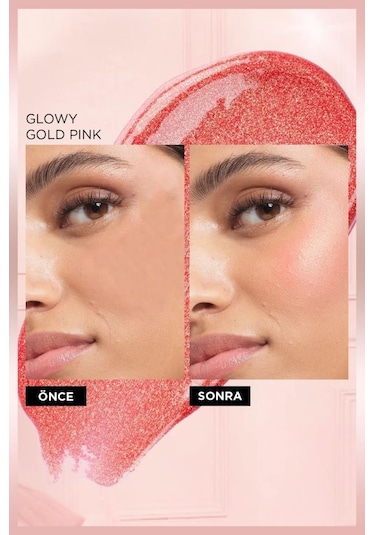 L'Oréal Paris Lumi Blush Likit Allık Glowy Gold Pink