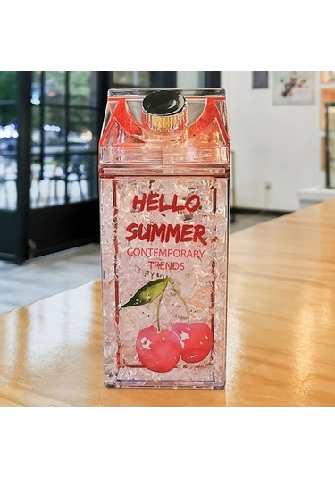 The Everything Store Yaz Aylarında Çift Katmanlı Kalınlaştırılmış Buzdolabı Soğutma Buz Kabı Saman Jel Bataklık Ezilmiş Buz Kabı 3zıhae Açık Kırmızı