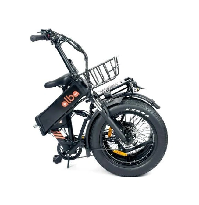 Alba Fold 3 Standart 500 Watt Katlanır Elektrikli Bisiklet Siyah Nfc Özellikli 48v 10,4 Ah Batarya Siyah