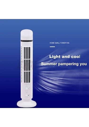 Ebitda 15 Mini 360 Kule Vantilatör - 2 Hız Seçimi - Siyah-beyaz - Dikey Vant. İçin Mükemmel Hava Dağıtımı
