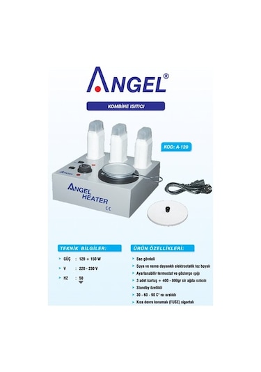 Angel A-120 3 + 1 Kombine Ağda Isıtıcı Makinası