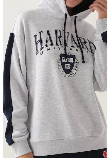 Harvard Kadın Tek Üst - Kar Melanj Kar Melanj