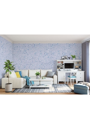 Vakar Premium Canli Siva Moonlight 08 2kg Paket BEYAZ ZEMiN TURKUAZ MAVi DESEN