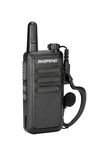 Valkyrie Baofeng BF-R5 Lisanssız Kulaklıklı Şarjlı 16 Kanal Vox El Telsizi