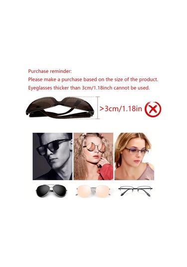 Evrensel Araba Monte Gözlük Durumda Güneş Gözlüğü Tutucu Sürücü Co-pilot Depolama Beige