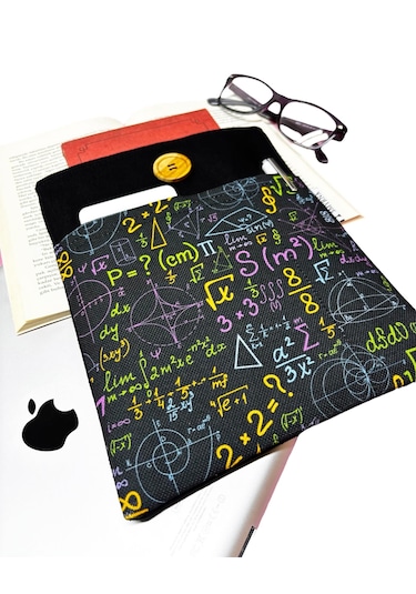 Kitap Kılıfı / Tablet Kılıfı / Çok Amaçlı Kılıf Matematik,formül Siyah