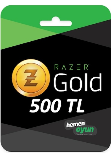 500 TL Razer Gold 500 TL Razer Gold E-Pin
