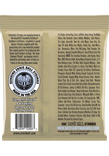 Ernie Ball 2006 Earthwood 80/20 Bronze Extra Light Akustik Gitar Teli (10-50)