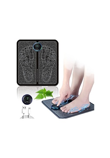 Ems Ayak Masajı, Ems Ayak Masaj Pedleri, Ayak Masaj Matı, Kas Stimülatörü, Masaj Minderi, Stres Giderici, Gevşeme, Kas Sı Giderici, Ev Kullanımı, Çalışma Çok Renkli