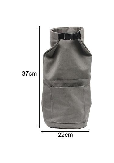 Suntek Kamp Fener Saklama Çantası Piknik Yürüyüş Sırt Gri