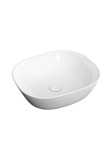 Vitra Plural Kare Alçak Çanak Lavabo 45 CM Beyaz 7810B403-0016