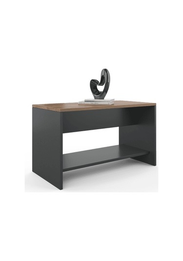 Luna Orta Sehpa - Antrasit - Atlas Çam