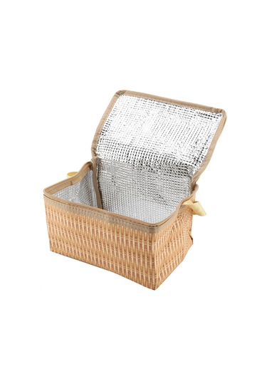 Öğle Yemeği Kutusu Kabı, Su Geçirmez Dış Katman Ve Darbeye Dayanıklı Yapıya Sahip Yalıtımlı Termal Öğle Yemeği Kutusu, İş, Okul Ve Piknik İçin Taşınabilir Yeniden Kullanılabilir Çanta --