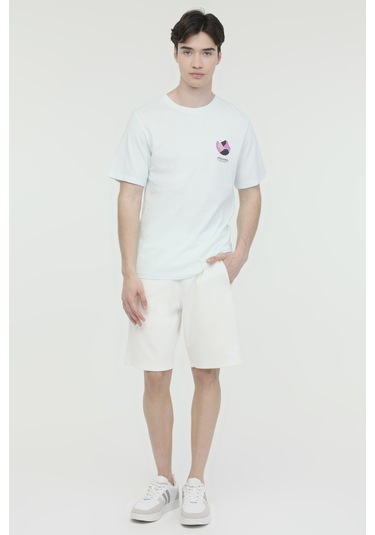 Jack & Jones Jorlafayette Tee Ss Crew Mavi Erkek Kısa Kol T-shirt 000000000101961711 Mavi