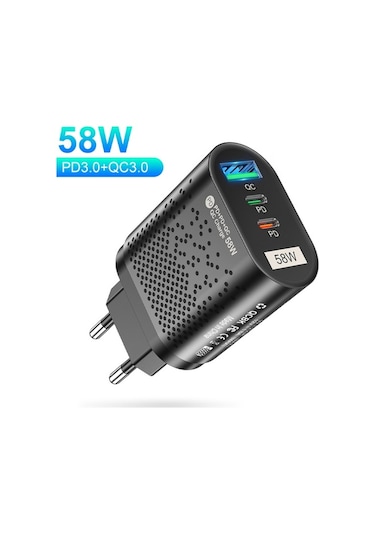 Uslion Pd 58w Usb + Type-c Hızlı Şarj Başlığı