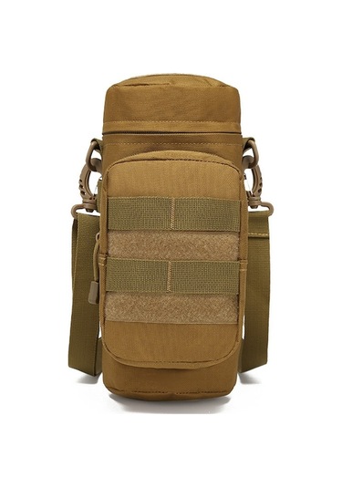 Taktik Açık Seyahat Kamp Su Şişesi Çantası-kahverengi 02 Mq Kahverengi