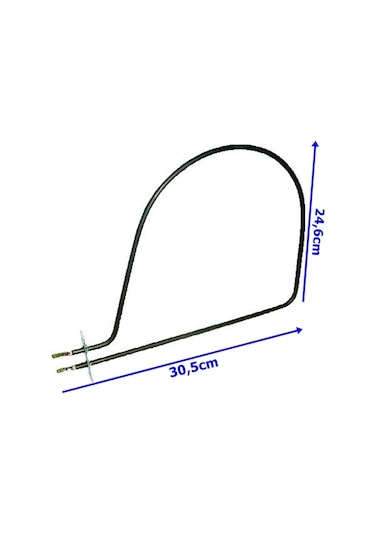 Kare Mini Midi Fırın Rezistansı Flanşlı Mide 6.5 Mm 220V 650Watt