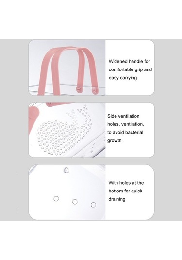 Tongxida Portatif Banyo Sepeti Boşaltma Depolama Sepeti Sarı Sarı